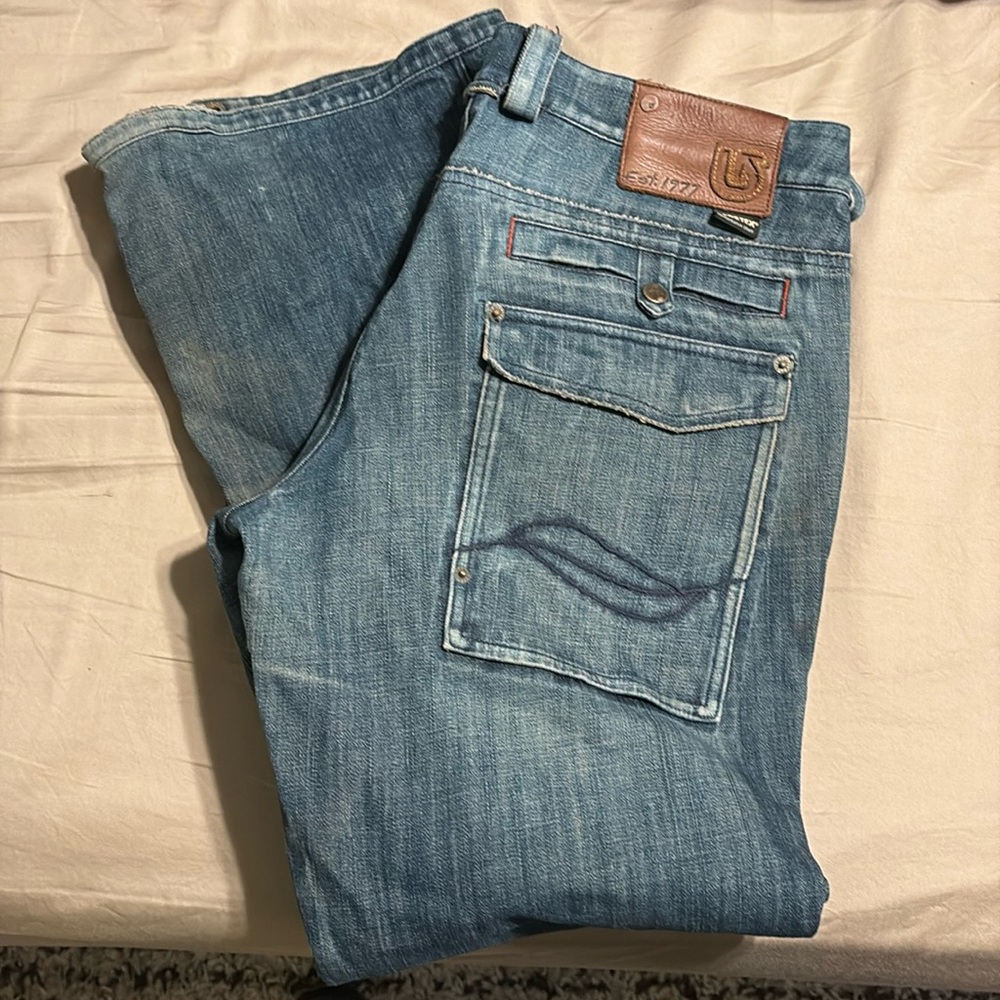 Limited Edition Burton Women’s Gore-Tex Denim snowboard pants.
